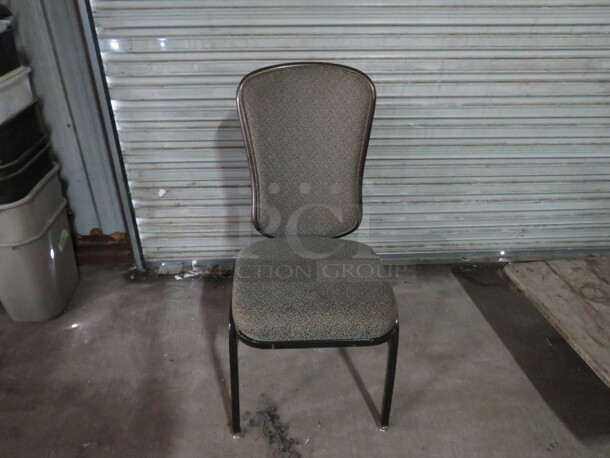 Metal Stack Banquet/Event Chair With Thick Cushioned Seat And Back. 4XBID - Image 1 of 4