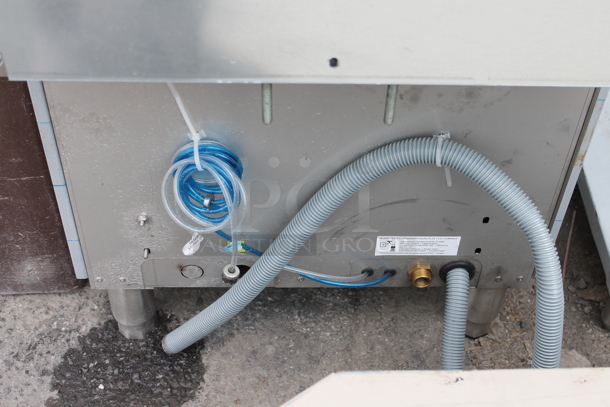 LIKE NEW! 2022 Mainstreet Equipment 541HTDT403 Stainless Steel Commercial Straight Pass Through Single Rack High-Temp Door-Type Dish Machine. 208-240 Volts, 1 Phase. Unit Has Only Been Used a Few Times! Tested and Working! - Image 8 of 10