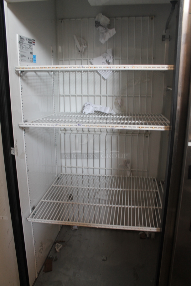 2013 True T-49F ENERGY STAR Stainless Steel Commercial 2 Door Reach In Freezer w/ Poly Coated Racks. 115 Volts, 1 Phase. Tested and Working! - Image 6 of 9