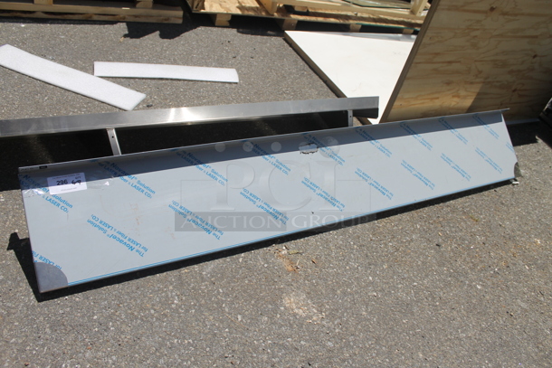 BRAND NEW! Stainless Steel Wall Mount Shelf. - Image 1 of 3