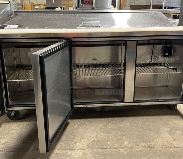 True 3 Dr. Refrigerated Prep Table, Tested & Working! - Image 3 of 5