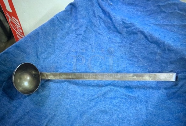 One Stainless Steel 4oz Ladle.