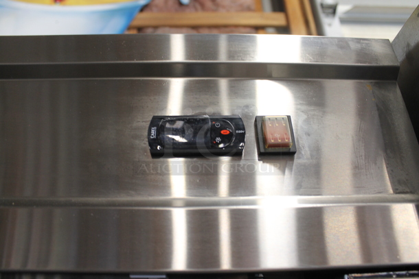 Avantco 178CFD2RR Stainless Steel Commercial 2 Door Reach In Cooler on Commercial Casters. 115 Volts, 1 Phase. Tested and Working! - Image 2 of 6