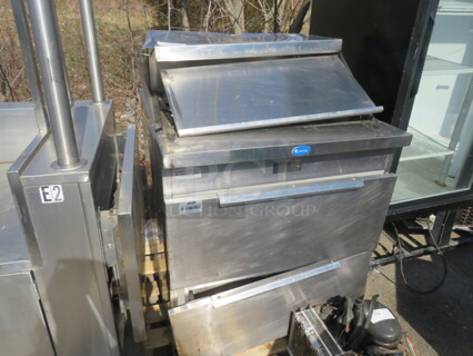 One Randell 2 Drawer Prep Table. No Plug Unable To Test. 32X33X47