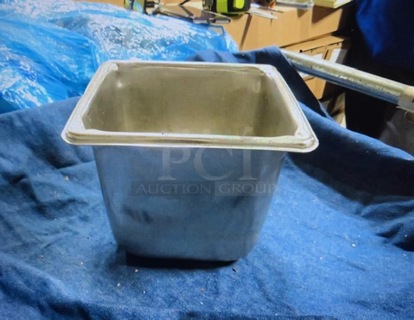 1/6 Size 6 Inch Deep  Hotel Pan. 3XBID