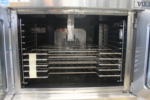 BRAND NEW SCRATCH AND DENT! Vulcan VC5GD-11D1Z Commercial Stainless Steel Natural Gas Convection Oven With Steel Racks. Tested and Working! - Image 5 of 10