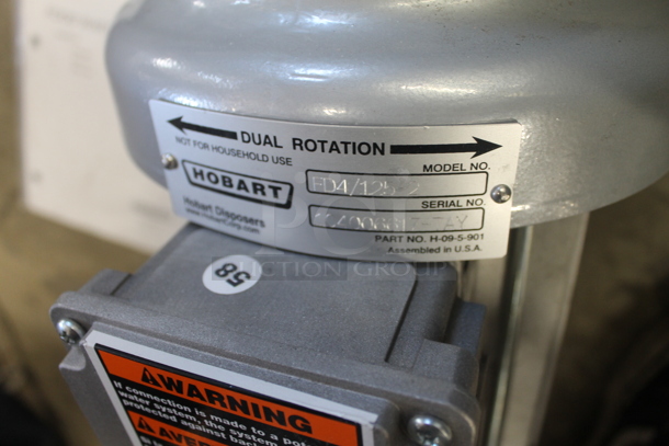BRAND NEW SCRATCH AND DENT! 2022 Hobart FD4/125-2 Commercial Stainless Steel Dual Rotation Food Waste Disposer. 208-230V, 3 Phase.   - Image 6 of 7