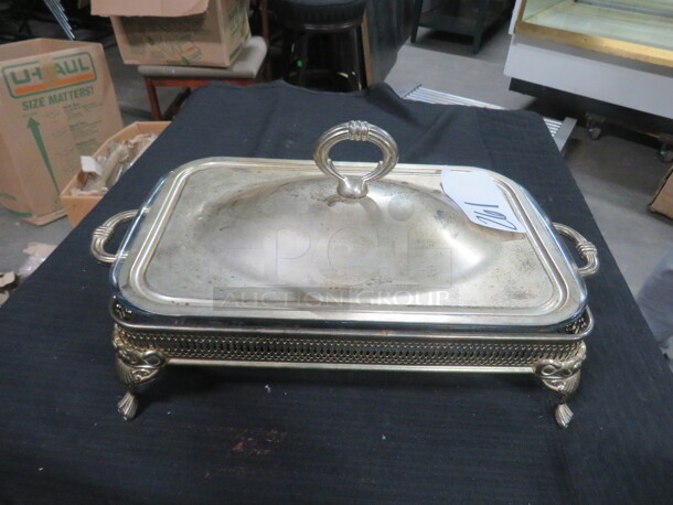 One Serving Dish With Lid. 16X8X4
