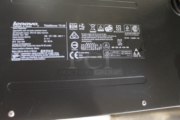 Lenovo ThinkServer Computer Tower. - Image 4 of 5