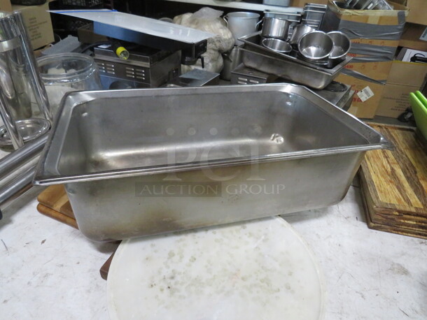 One Full Size 4 Inch Deep  Hotel  Pan. 