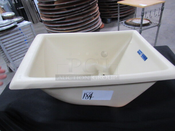One 14X19X9 Poly Wall Sink. #WS1416 - Image 2 of 2