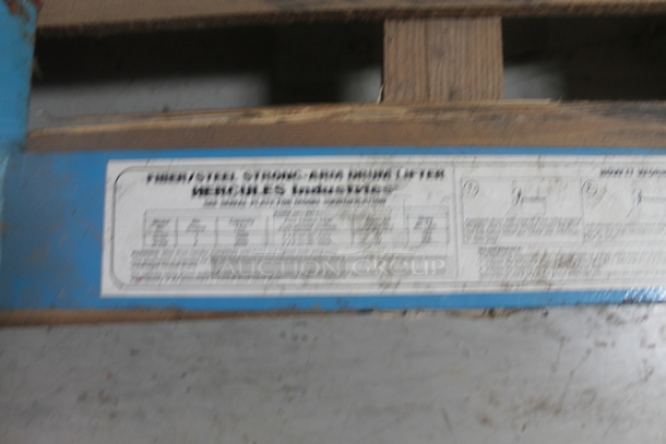 Hercules 5401 0302 Blue Metal Fiber / Steel Strong Drum Lifter. BUYER MUST REMOVE. - Image 4 of 5