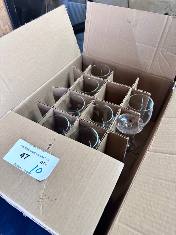 New! Libbey 8464 8 oz Citation Wine Beer Glass - Safedge Rim Guarantee NSF  - Image 1 of 6