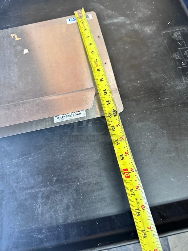 New! GSW Removable Splash Guard for 1 inch Wide Fryers, Stainless Steel  NSF - Image 6 of 6