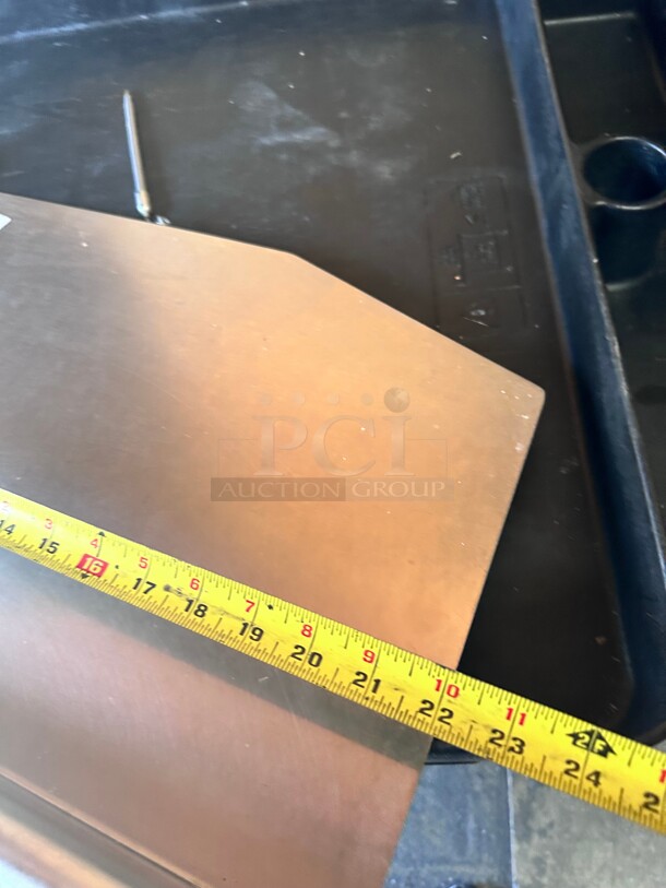 GSW Removable Splash Guard for 1 inch Wide  Stainless Steel  NSF - Image 2 of 3