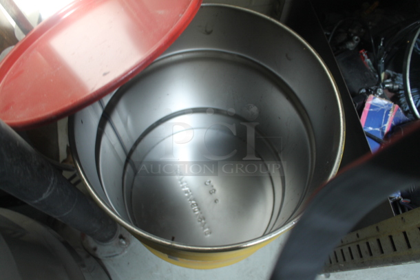 Gray Metal 4 Tier Shelving Unit w/ Contents Including Casters. BUYER MUST REMOVE. - Image 6 of 7