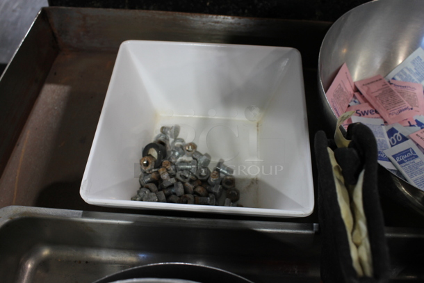 ALL ONE MONEY! Lot of Various Items Including Metal Bins and Bagel Slicer - Image 4 of 4