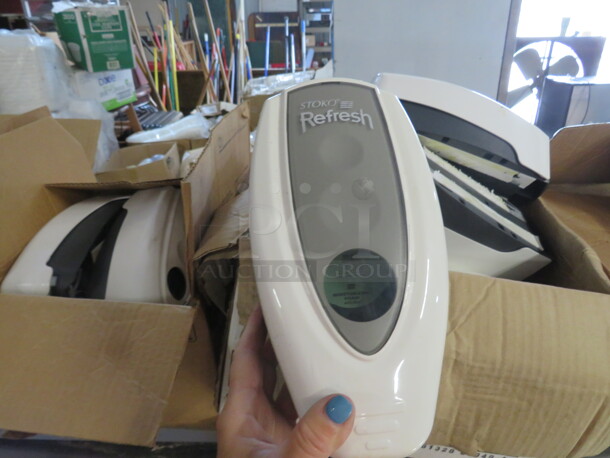 One Lot Of 24 Stoko Refresh Soap Dispenser.  - Image 1 of 1