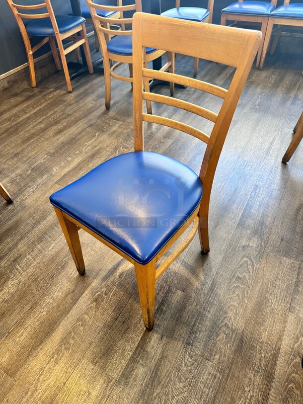 Clean! HERCULES Series Vertical Slat Wood Color Restaurant Chair
16x16x36 - Image 2 of 5