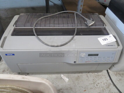 One Epson Printer. #DFX-9000. 