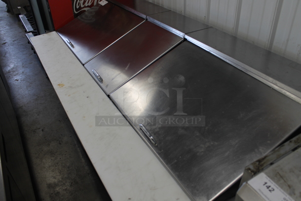 2019 Delfield 4472N-30M Stainless Steel Commercial Sandwich Salad Prep Table Bain Marie Mega Top. 115 Volts, 1 Phase. Tested and Working! - Image 2 of 10