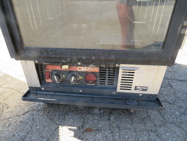 One WORKING Metro 1 Door Proofing/Holding Cabinet. Model# CM2000. 25X31X70 - Image 3 of 4