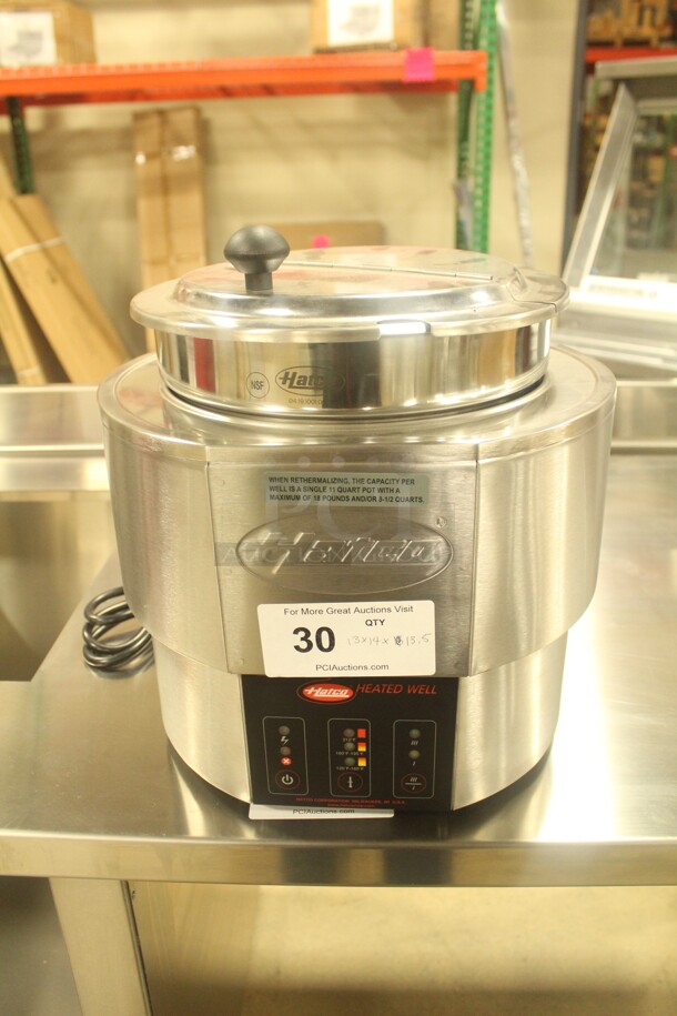 NEW! Hatco Model RHW-1 Countertop Single Heated Food Well. 13x14x13.5. 120V/60Hz.