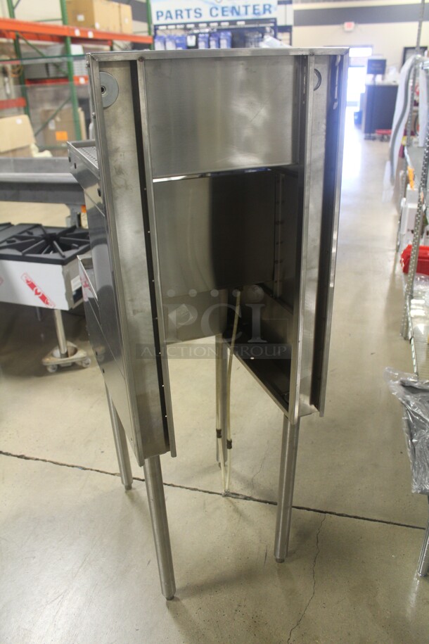 NEW! Glastender Model SWB-18-DB Commercial Stainless Steel Underbar Wet Waste Sink With Faucet. 18x24x54. - Image 4 of 5