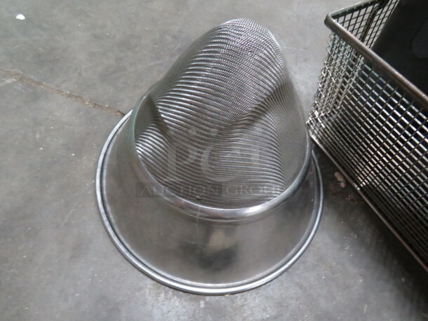 One Stainless Steel Cone Strainer. - Image 1 of 1