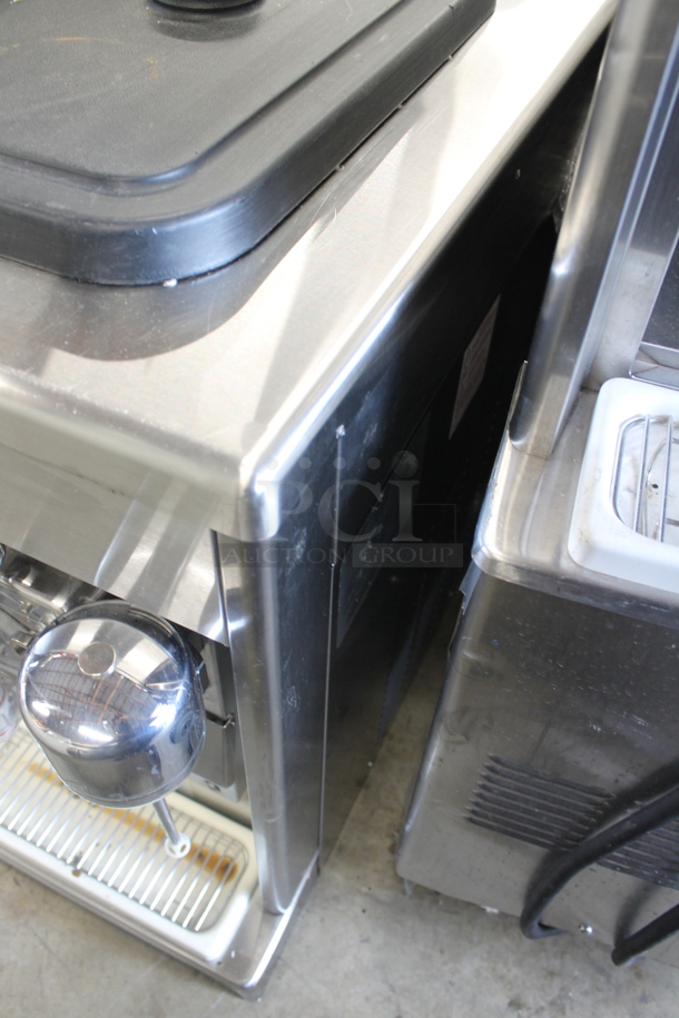 2012 Taylor 340D-27 Stainless Steel Commercial Countertop Air Cooled Single Flavor Frozen Beverage Machine w/ Drink Mixer Attachment. 208-230 Volts, 1 Phase. - Image 6 of 7