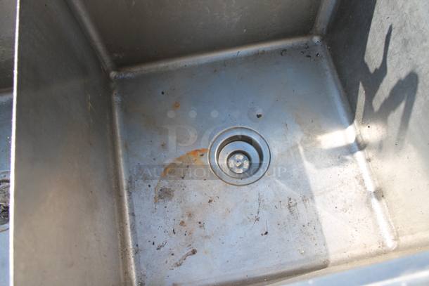 Stainless Steel Commercial 2 Bay Sink w/ Faucet and Handles. Bays 18x18 - Image 4 of 5