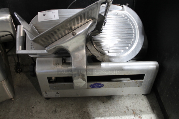 Globe Chefmate GC 512 Stainless Steel Commercial Countertop Automatic Meat Slicer. 115 Volts, 1 Phase. Cannot Test Due To Missing Power Cord - Image 3 of 5
