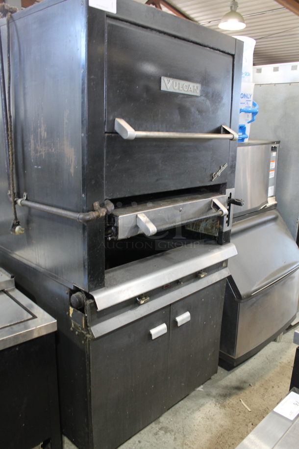 Vulcan IR7AAS Metal Commercial Propane Gas Powered Vertical Upright Broiler. 