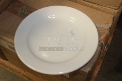 NEW IN BOX! 3 Boxes (36 Count Each) Tuxton Reno 8 3/8" Plates. 108X Your Bid! 