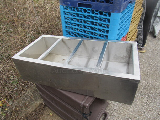 One Stainless Steel Holder 30X14X8 - Image 1 of 1