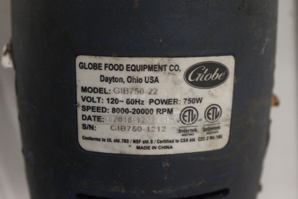 Globe GIB750-22 Stainless Steel Commercial 22" Immersion Blender. 120 Volts, 1 Phase. Tested and Working! - Image 5 of 5