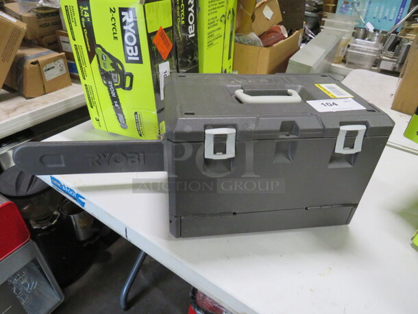 One Ryobi Chainsaw In A Case. - Image 1 of 3