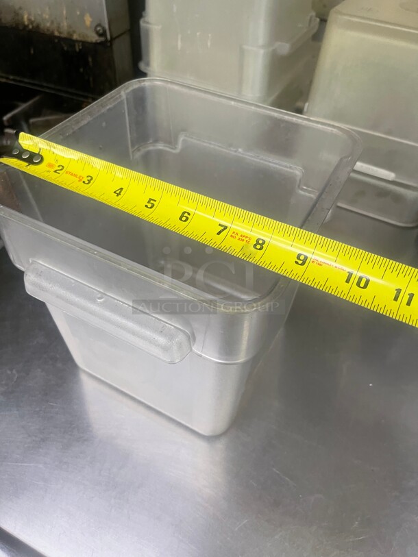 Clean! Commercial Plastic Containers with Covers NSF 9x9x9x - Image 4 of 6