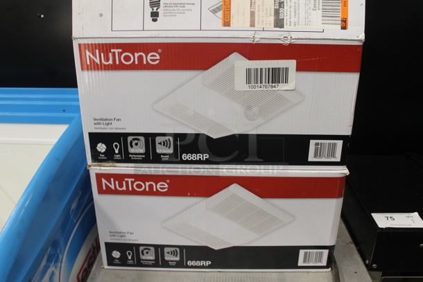 2 IN ORIGINAL BOX! NuTone 668RP-B Metal Ventilation Fans. 2 Times Your Bid! - Image 6 of 7
