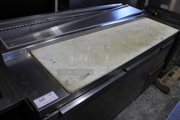 Continental CPA68 Stainless Steel Commercial Prep Table w/ Cutting Board. Tested and Working! - Image 3 of 8