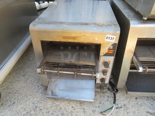 One Star Holman Conveyor Toaster Oven. Model# QCS-2-800. 208 Volt 1 Phase.  - Image 1 of 1