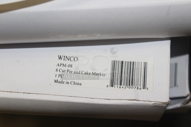 NEW! 6 Winco Commercial 8 Cut Pie And Cake Markers. 6X Your Bid!  - Image 2 of 2
