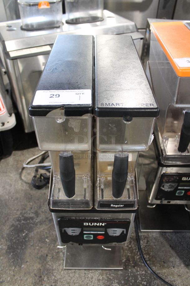 2010 Bunn MHG Stainless Steel Commercial Countertop 2 Hopper Coffee Bean Grinder. 120 Volts, 1 Phase. Tested and Working! - Image 1 of 8