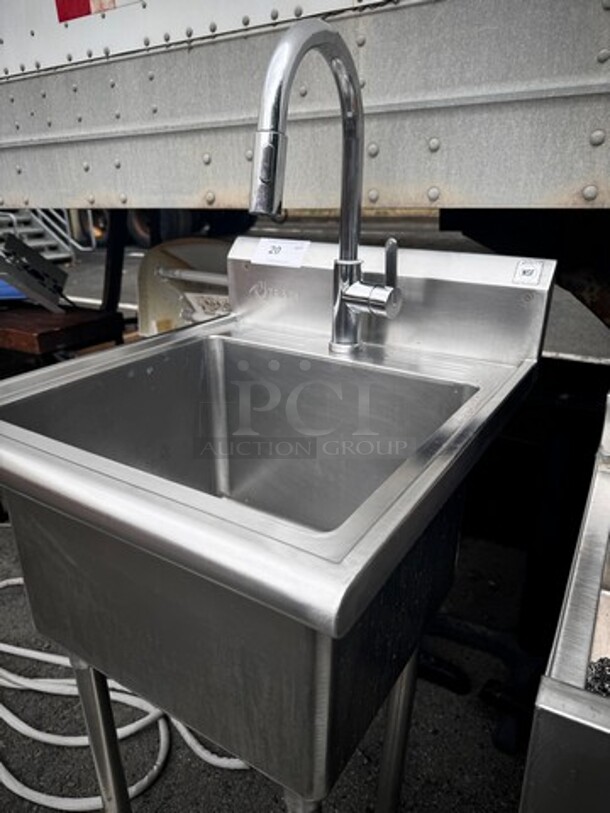 TRINITY Stainless Steel Single Compartment Sink 21X23X34  - Image 5 of 5