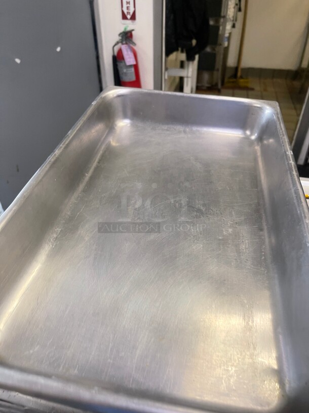 Commercial Deep Full Size Super Pan V Stainless Steel Steam Pan With 8.3 Quart Capacity NSF 12x21x3 - Image 4 of 7