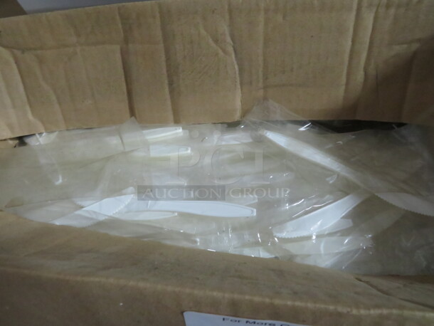 One Box Of NEW 1000ct Individually Wrapped Knives. - Image 2 of 2