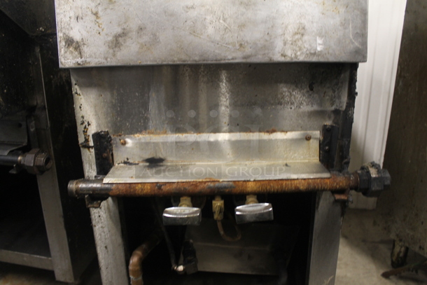 Stainless Steel Commercial Natural Gas Powered Deep Fat Fryer. - Image 4 of 4
