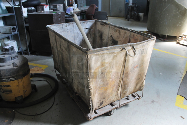 Laundry Cart on Commercial Casters. - Image 3 of 5