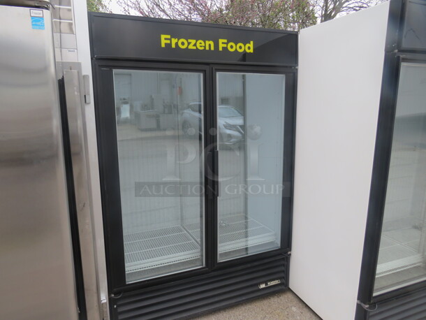 One True 2 Door Glass Display Freezer With 8 Racks. 115/208-230 Volt. 1 Phase. Model# GDM-49F. 54X30X79 - Image 2 of 3