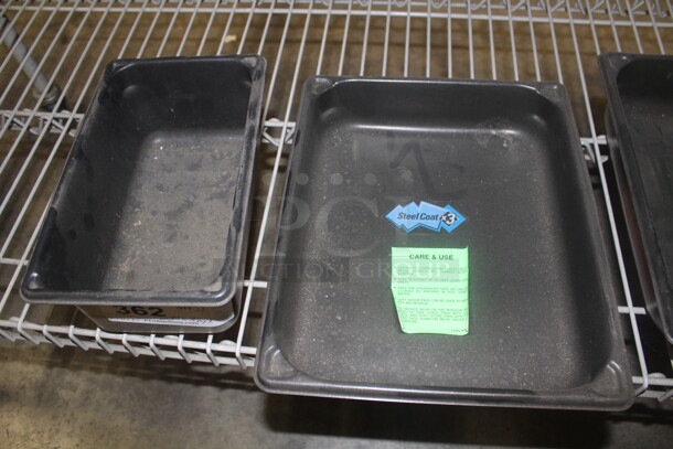 NEW! 4 Vollrath Steel Coat Insert/Pans. (1) Is 1/4 Size X 4" And (3) Are 1/2 Size x 2.5"  4X Your Bid!  - Image 3 of 3